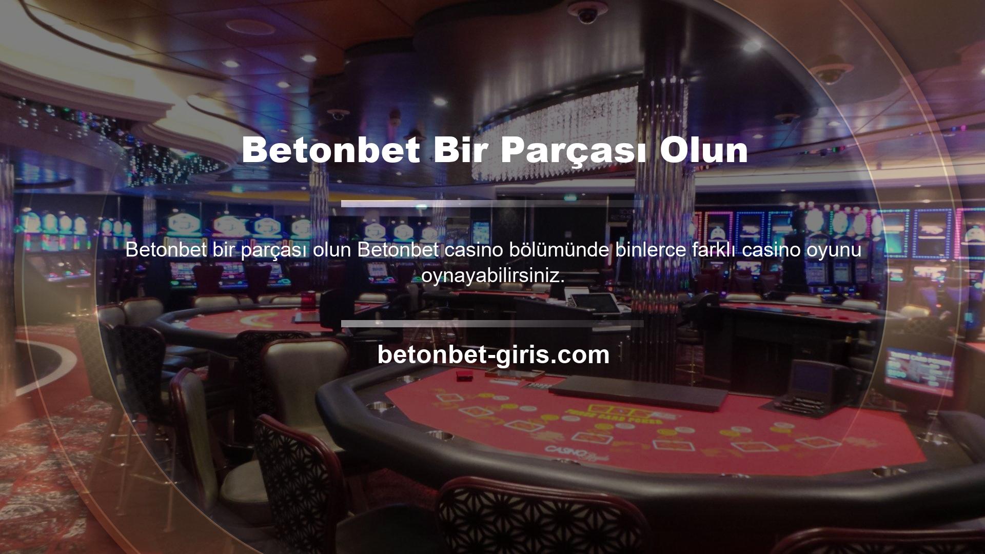 Casino tutkunlarının buluşma noktası olan Betonbet sunulan eğlenceli ve kazançlı oyunlar ile üyeler kazançlı bir gün geçiriyor
